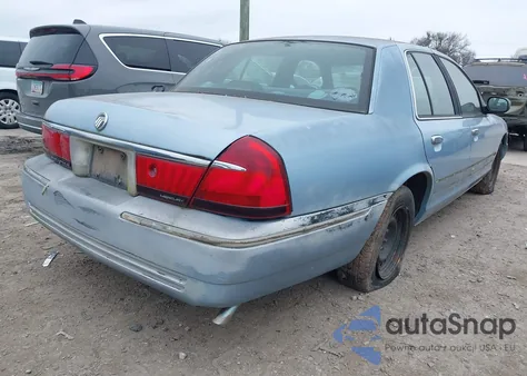 2000 Mercury Grand Marquis Gs z USA, uszkodzony, nr VIN 2MEFM74W7YX702589